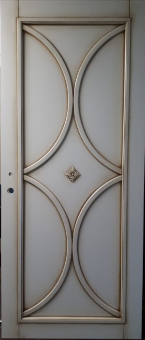 Межкомнатная дверь в профиле массив (эмаль с патиной) Бердск